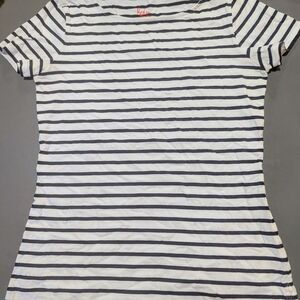 Striped Black and White Women's Top